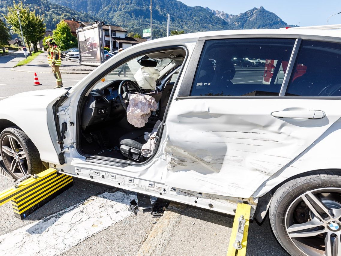 Unfall in Nenzing am Samstag.