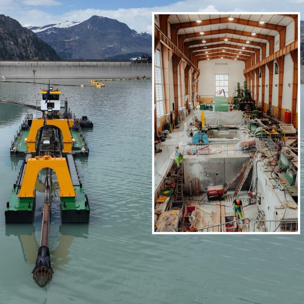 Generalsanierung des 1930 eröffneten Wasserkraftwerks.