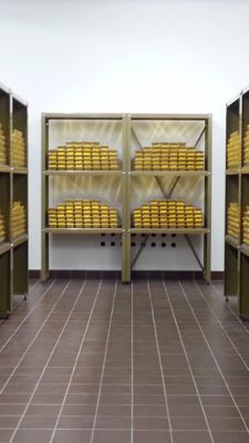 Teile des tonnenschweren Austro-Goldschatzes in der Nationalbank
