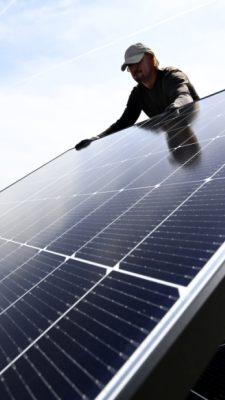 Photovoltaik wurde kräftig ausgebaut