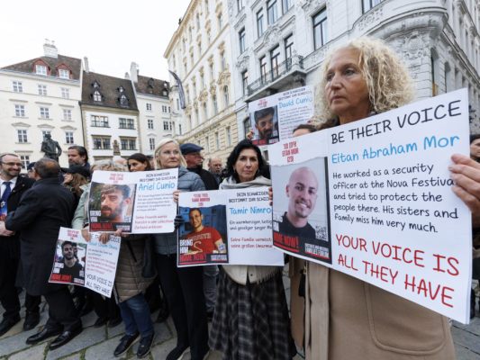 Gedenken an die Opfer des Hamas-Terrors (7. Oktober) in Wien