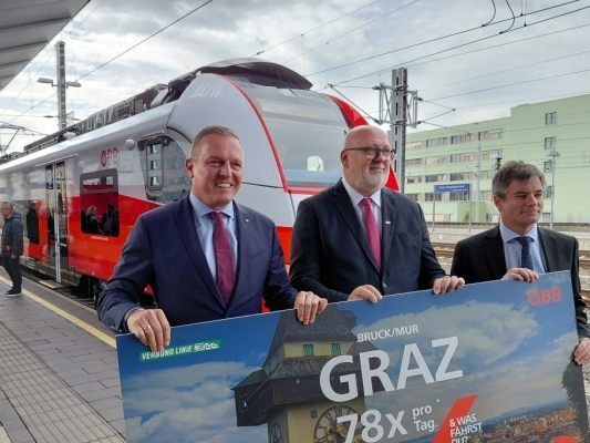 Taktverdichtungen und mehr Verbindungen im Süden Österreichs