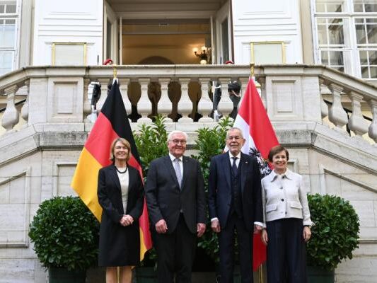 Deutscher Bundespräsident Steinmeier auf Staatsbesuch in Wien