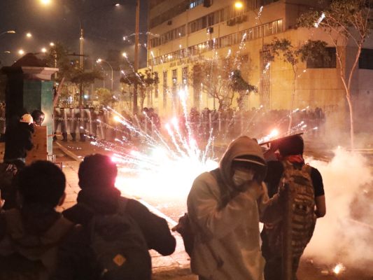 Proteste in Lima waren zuletzt gewaltsam eskaliert Proteste in Lima waren zuletzt gewaltsam eskaliert