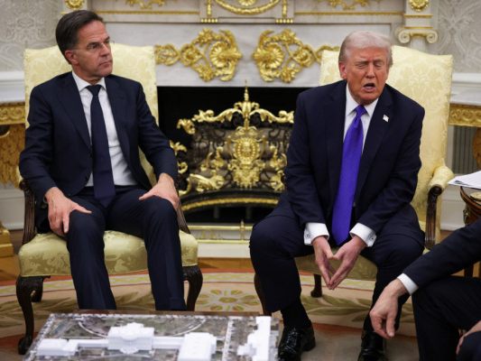 US.Präsident Trump traf NATO-Generalsekreär Rutte im Weißen Haus US.Präsident Trump traf NATO-Generalsekreär Rutte im Weißen Haus