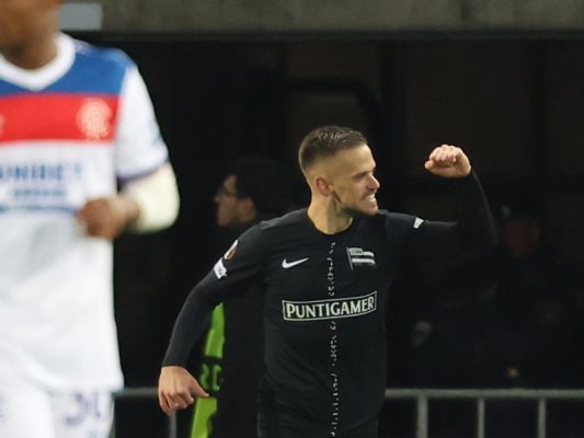 Sturm jubelte erneut gegen die Rangers