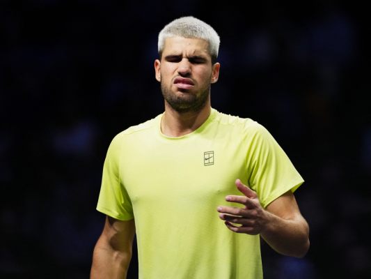 Überraschend in Paris schon out: Carlos Alcaraz