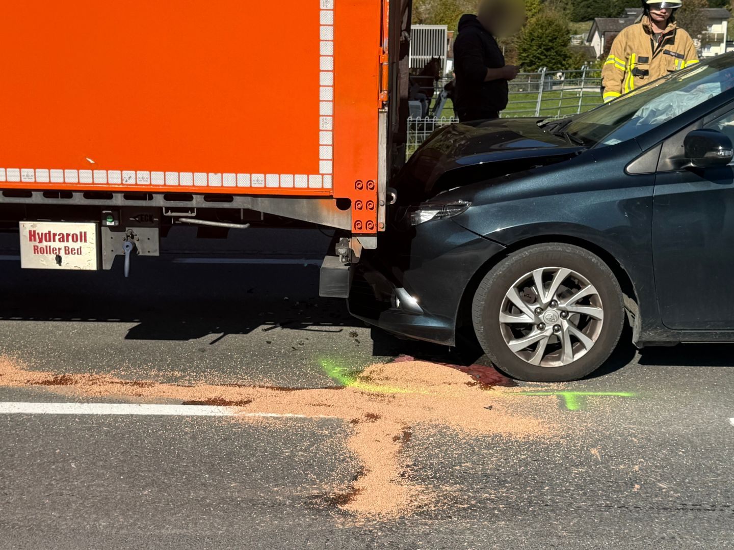 Verkehrsunfall in Bludesch. Verkehrsunfall in Bludesch.