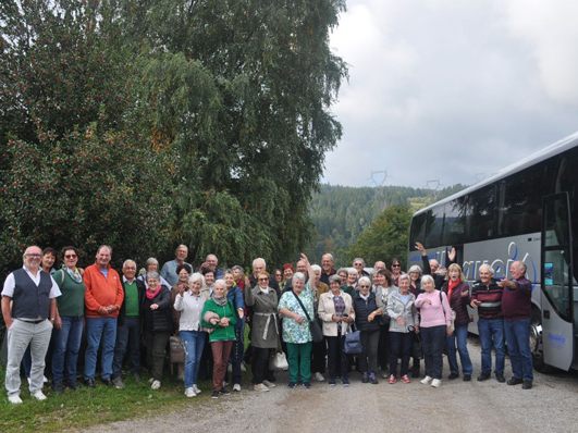Die Ludesch 50+ und Pensionisten auf gemeinsamer Fahrt