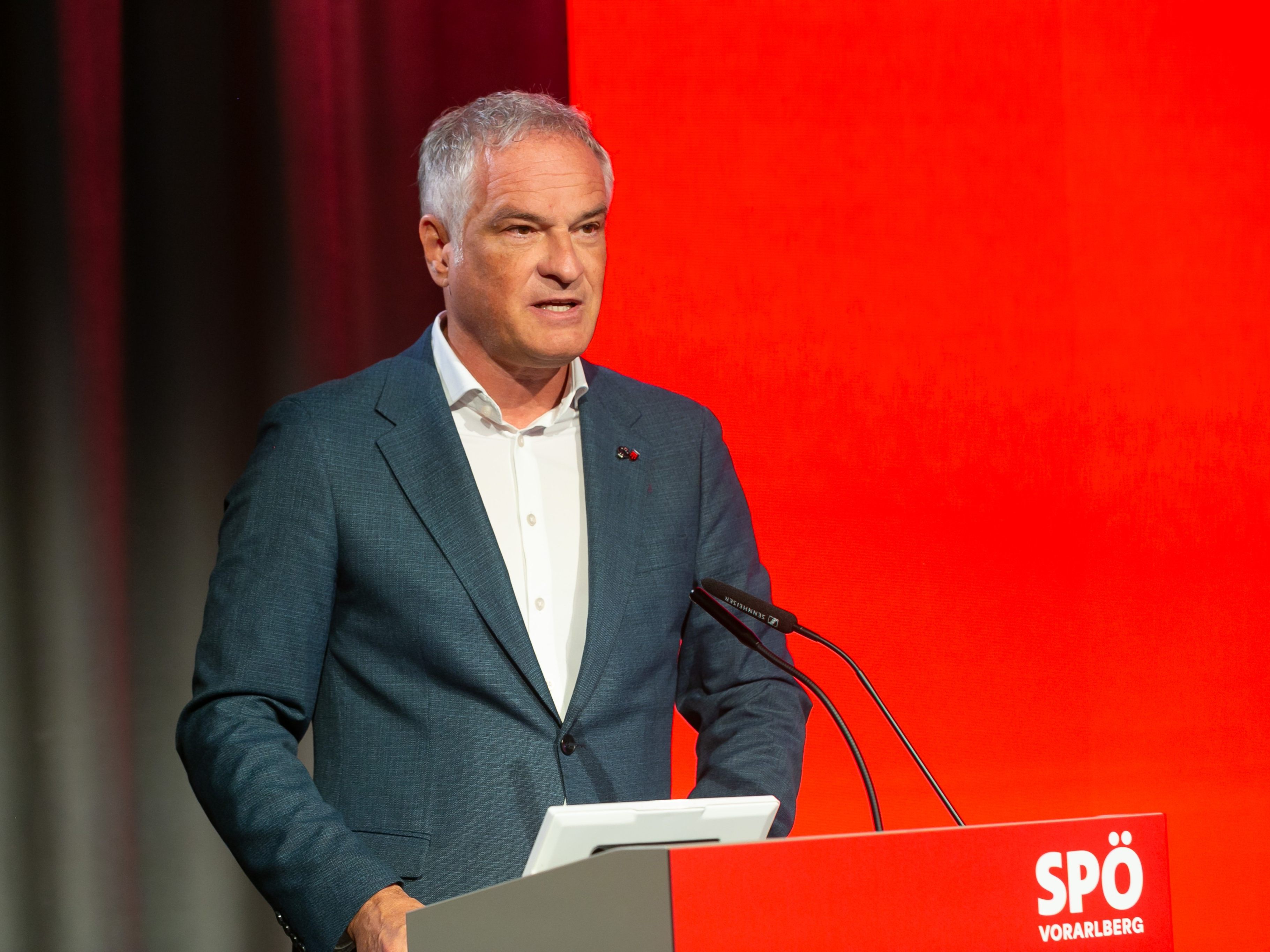 Leiter in Feldkirch als Parteivorsitzender bestätigt – Babler zu Gast beim Parteitag Leiter in Feldkirch als Parteivorsitzender bestätigt – Babler zu Gast beim Parteitag