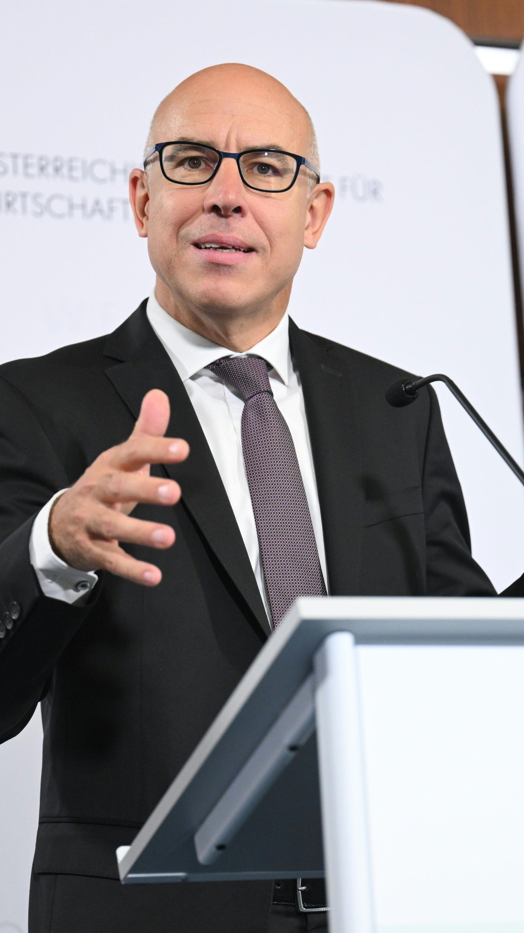 Wifo-Chef Gabriel Felbermayr bei einer Pressekonferenz im Oktober.