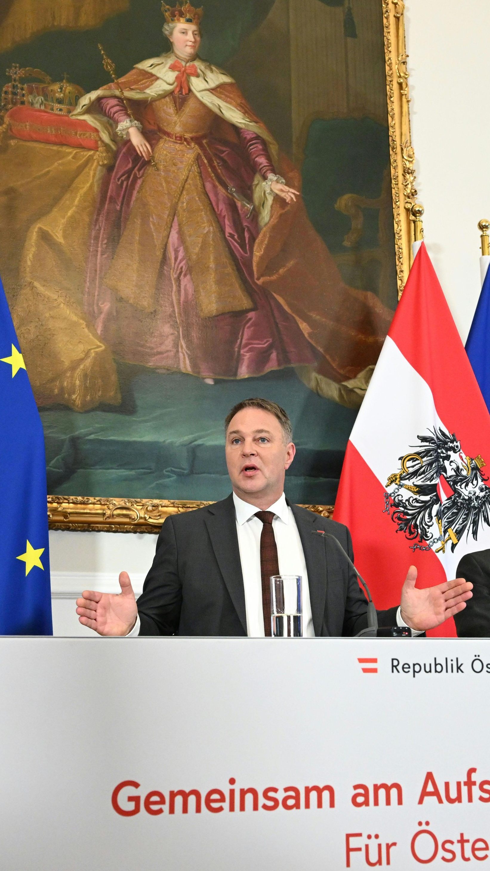 Die Regierung bewarb ihr Mietpaket.