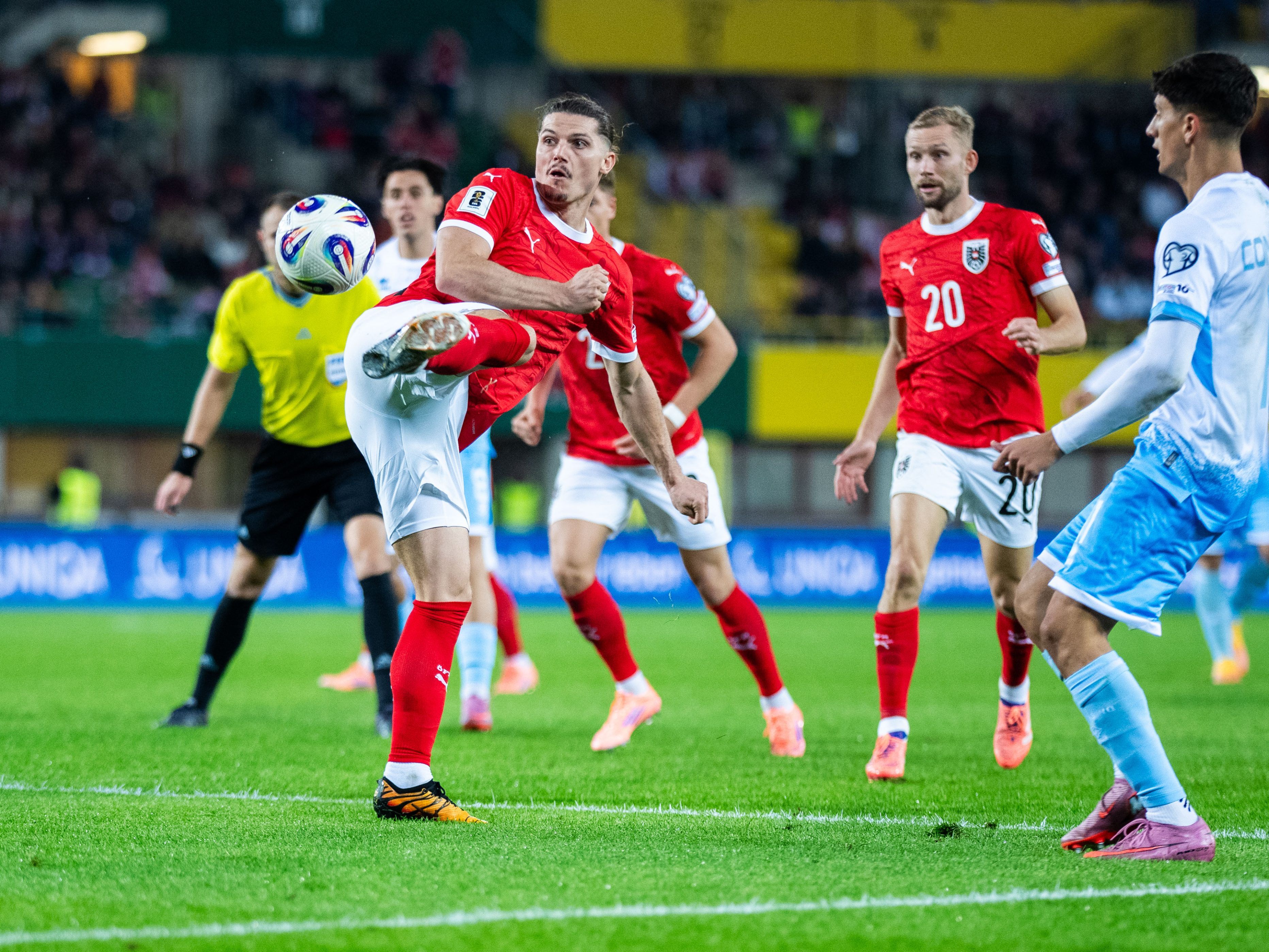 Österreichs Nationalteam stellt mit dem 10:0 gegen San Marino einen neuen Rekord auf. Österreichs Nationalteam stellt mit dem 10:0 gegen San Marino einen neuen Rekord auf.