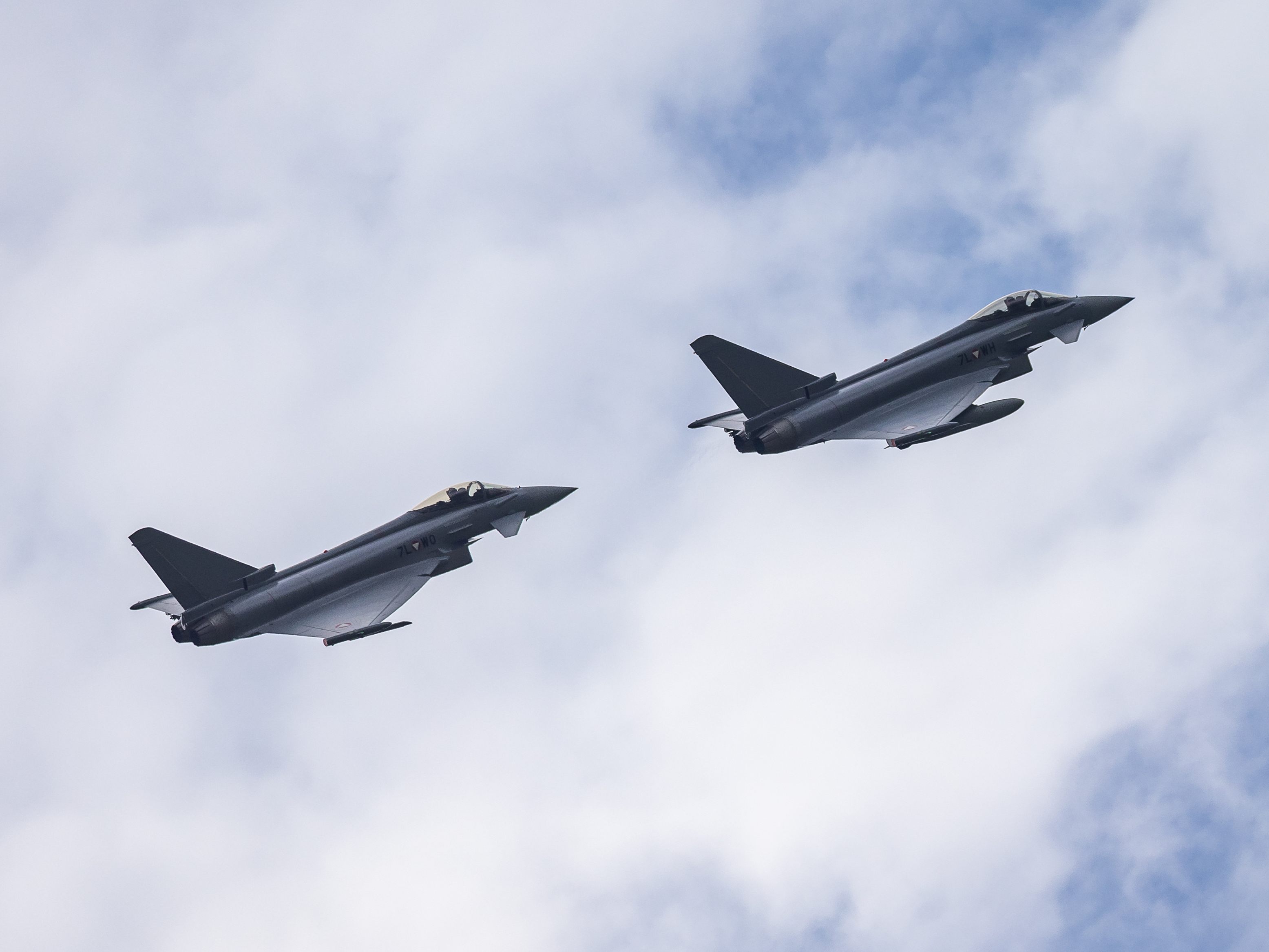 Österreichische Eurofighter-Piloten trainieren schneller als der Schall.