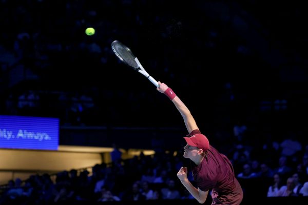 ABD0234_20251026 – WIEN – STERREICH: Jannik Sinner (ITA) am Sonntag, 26. Oktober 2025, anl. des Einzel-Finales im Rahmen der Erste Bank Open in der Wiener Stadthalle. – FOTO: APA/TOBIAS STEINMAURER