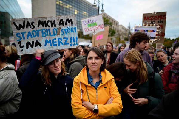 GERMANY-POLITICS-MIGRATION-WOMEN-DEMO