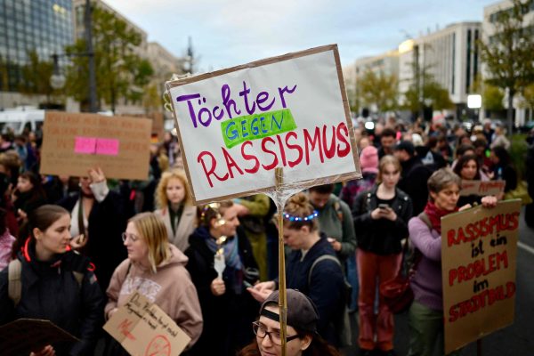 GERMANY-POLITICS-MIGRATION-WOMEN-DEMO