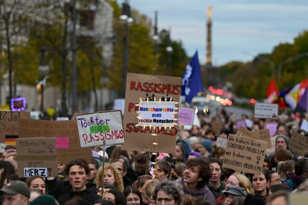 GERMANY-POLITICS-MIGRATION-WOMEN-DEMO