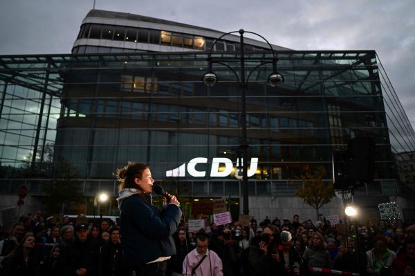 GERMANY-POLITICS-MIGRATION-WOMEN-DEMO