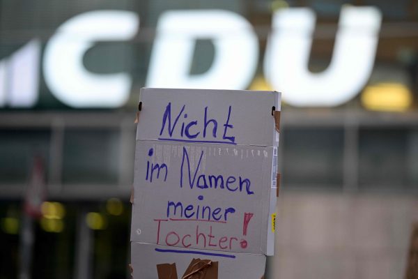 GERMANY-POLITICS-MIGRATION-WOMEN-DEMO