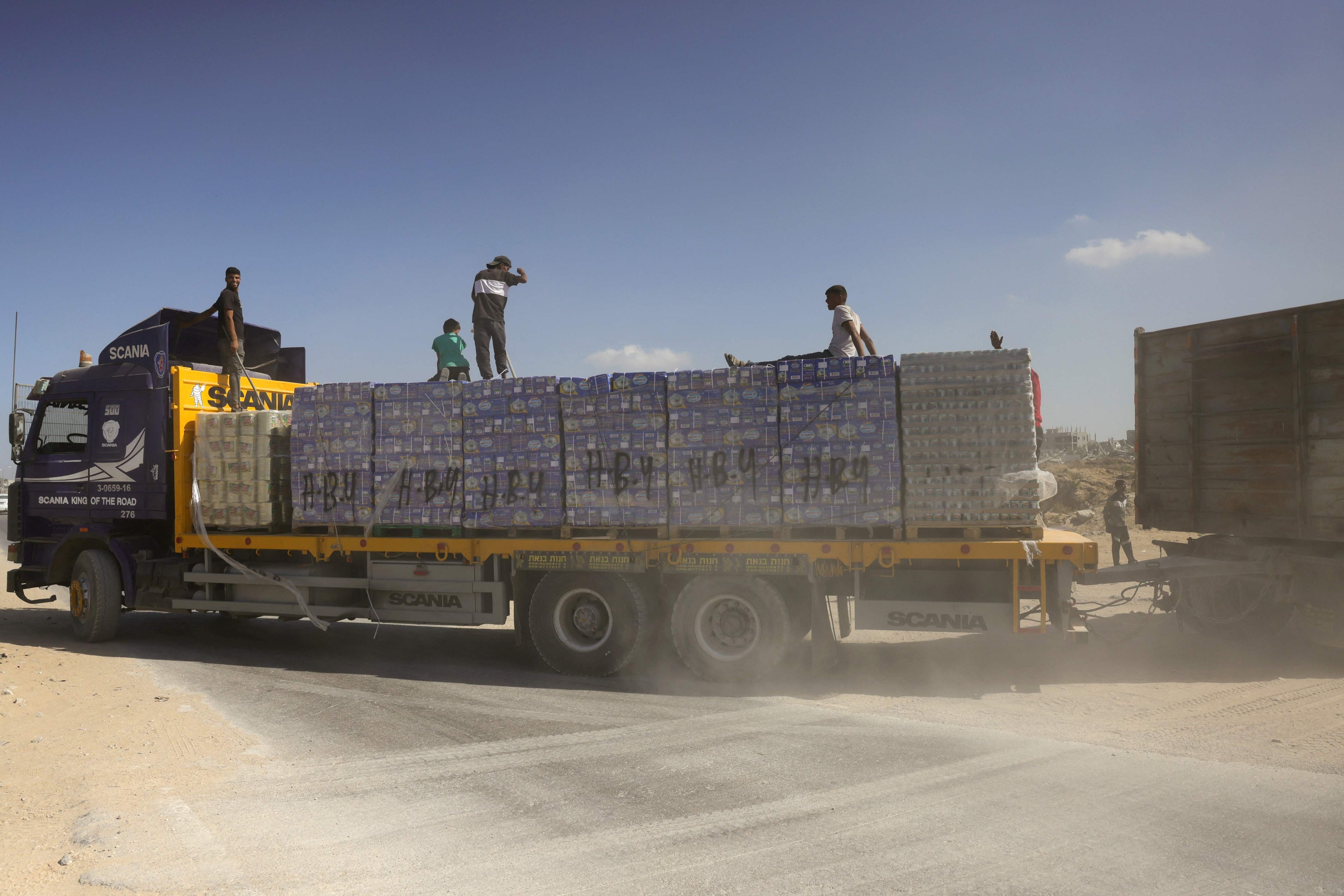 PALESTINIAN-ISRAEL-CONFLICT-GAZA-AID ©APA/AFP