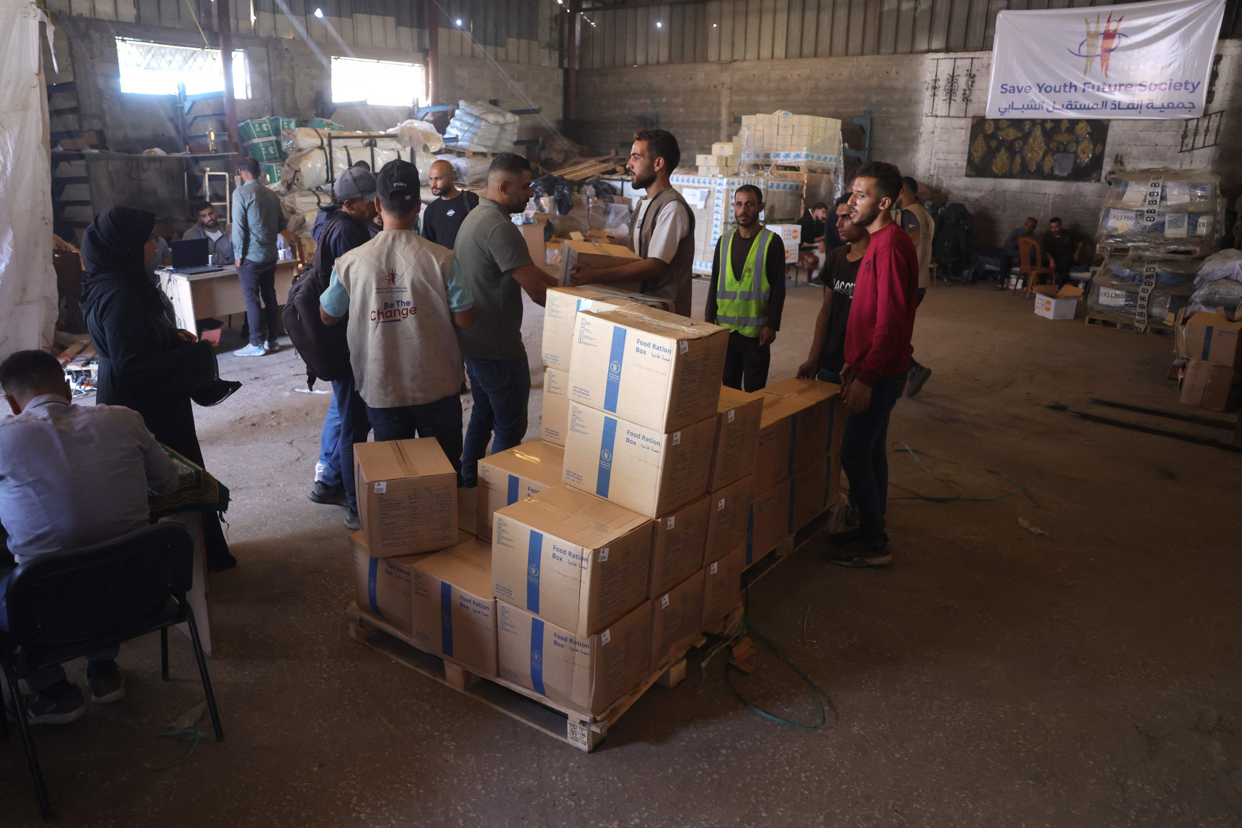 PALESTINIAN-ISRAEL-CONFLICT-GAZA-AID ©APA/AFP