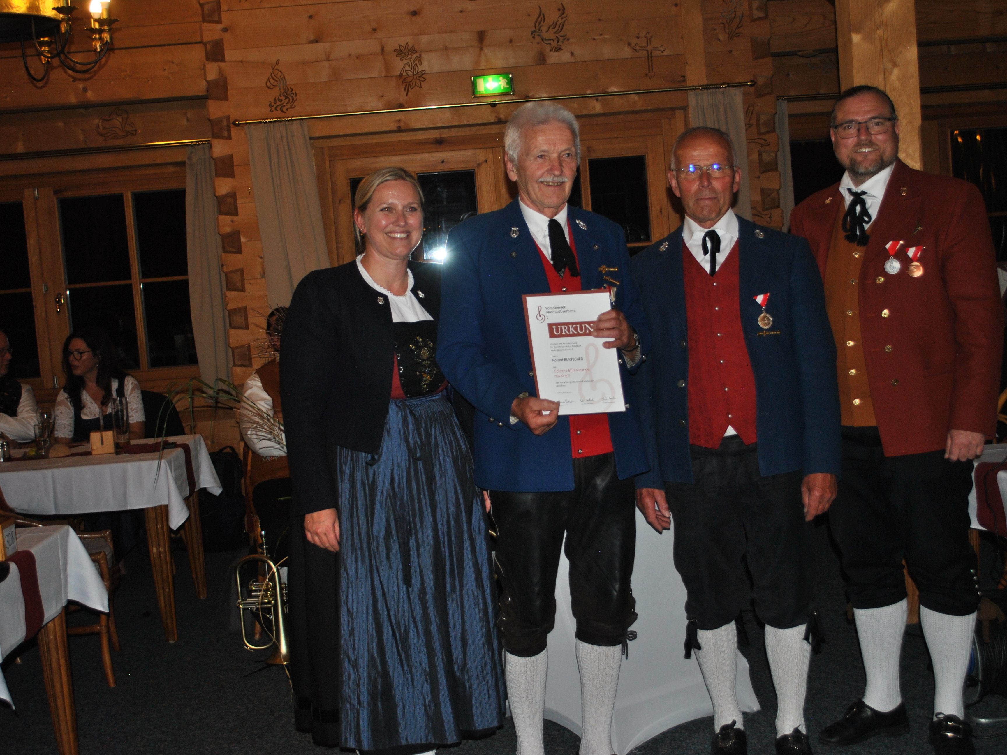 Gratulation den Geehrten