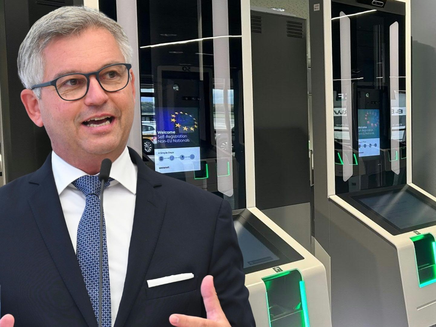 EU-Kommissar Magnus Brunner sieht im neuen Ein- und Ausreisesystem ein zentrales Element der Migrationspolitik.