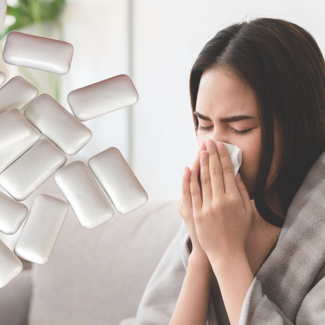 Ein Kaugummi könnte den Durchbruch gegen die Grippewelle sein.