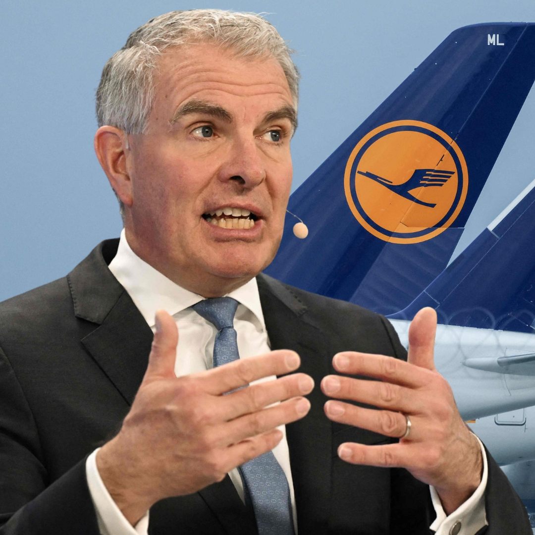 Lufthansa-Chef Carsten Spohr äußerte im Deutschlandfunk Zweifel an den Klimazielen der Luftfahrtbranche.