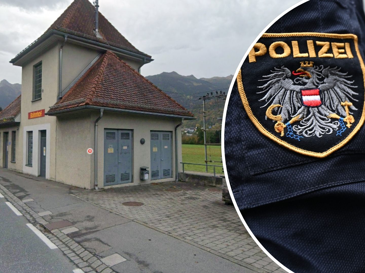 Beim Versuch, eine Kollision zu vermeiden, wich der Lkw-Fahrer nach rechts aus, streifte zwei Pkw und prallte anschließend gegen die Fassade des Bahnhofsgebäudes. Beim Versuch, eine Kollision zu vermeiden, wich der Lkw-Fahrer nach rechts aus, streifte zwei Pkw und prallte anschließend gegen die Fassade des Bahnhofsgebäudes.