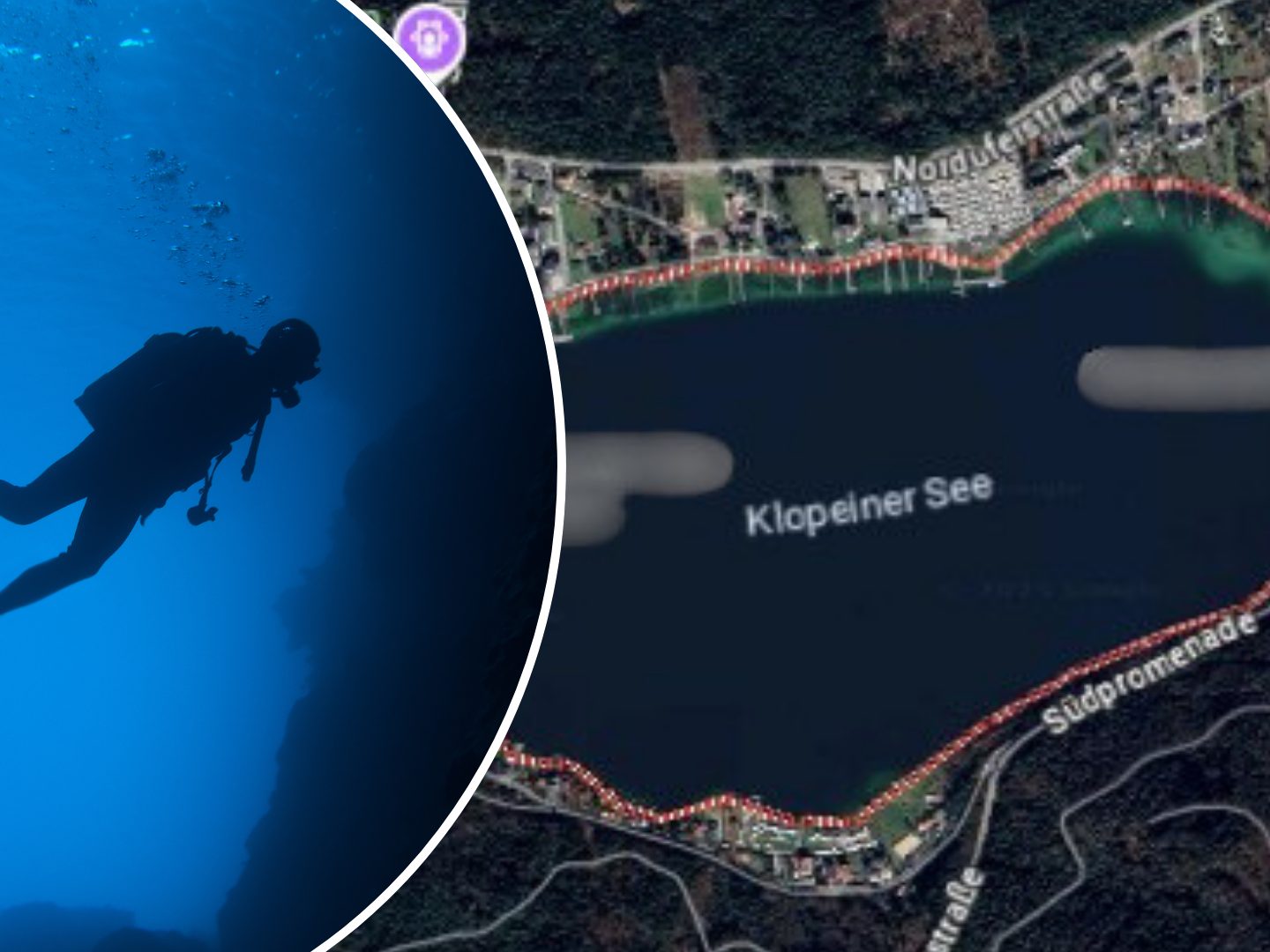 Zwei junge Taucher gerieten im Klopeiner See in Kärnten in Not. Zwei junge Taucher gerieten im Klopeiner See in Kärnten in Not.