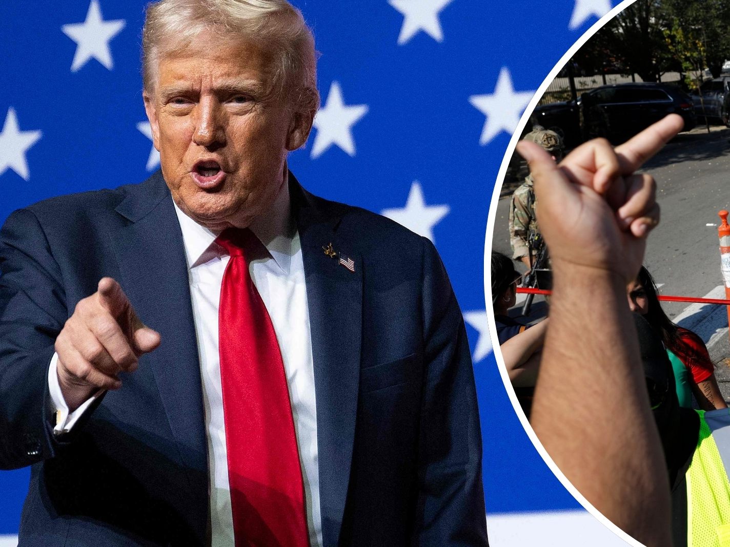 US-Präsident Trump entsendet 300 Nationalgardisten nach Chicago - dort gibt es Proteste.