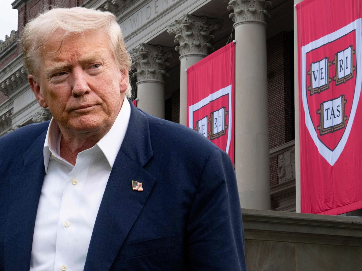 Donald Trump kündigte einen 500-Millionen-"Deal" mit der Harvard-Universität an.