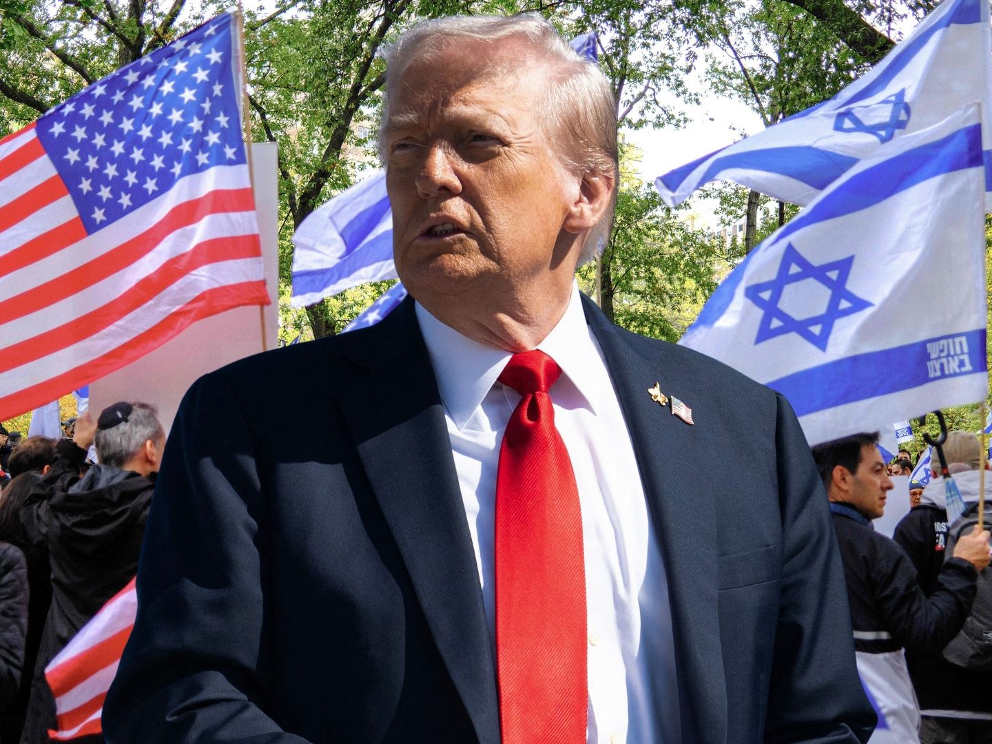 Donald Trump positioniert sich als Friedensvermittler im Nahost-Konflikt.