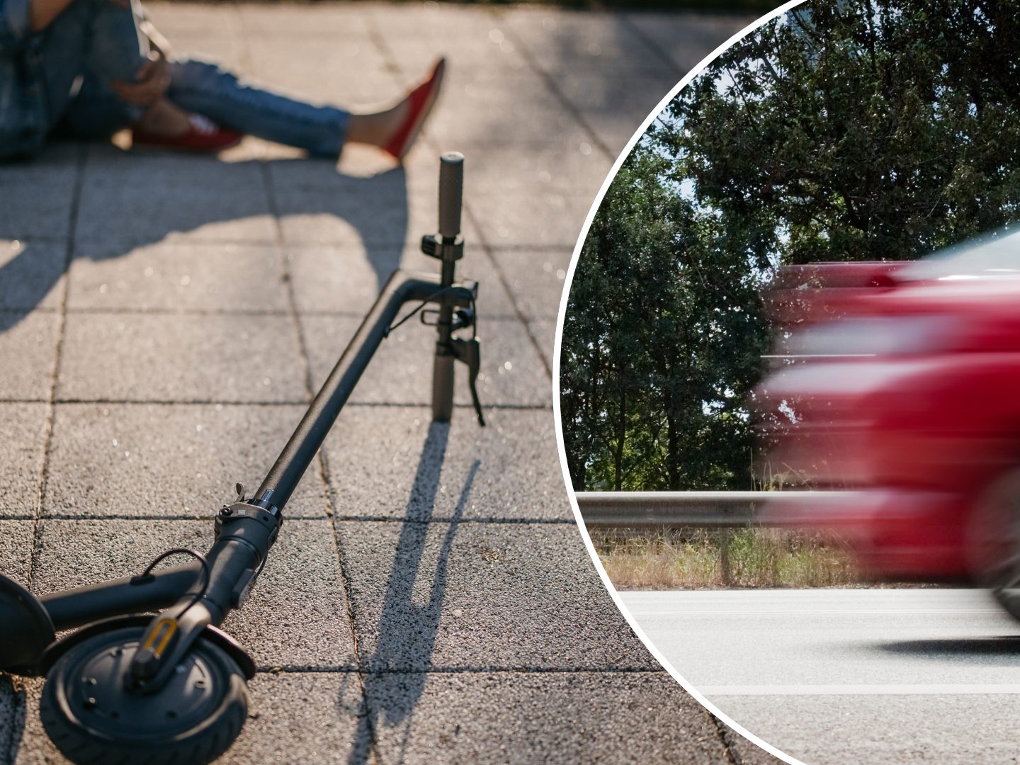 Unfall vor Hofer-Markt in Dornbirn: E-Scooter-Fahrerin verletzt