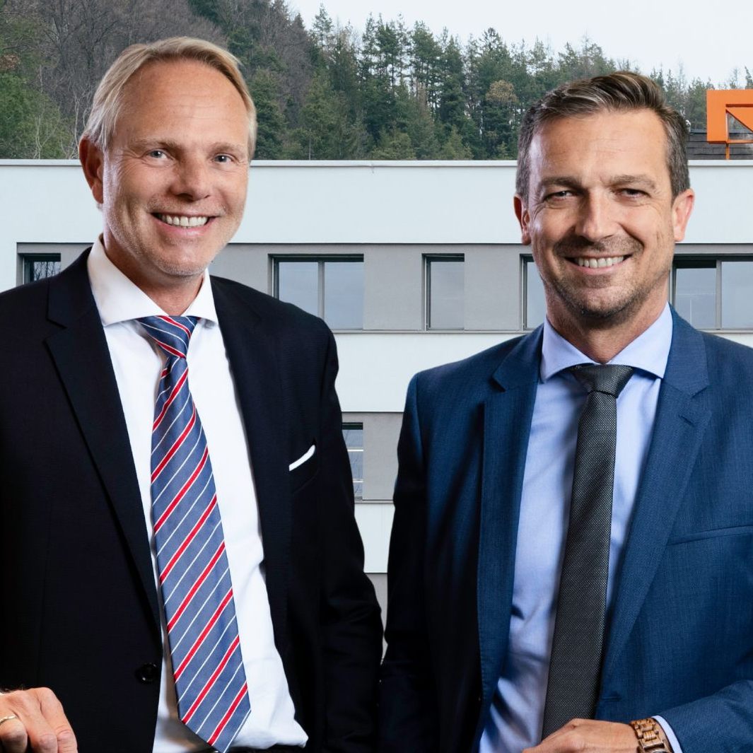 Dirk Zumbansen, Geschäftsleitung Finanzen, Recht und Verwaltung & Christian Höberl, Geschäftsleitung Vertrieb und Technik