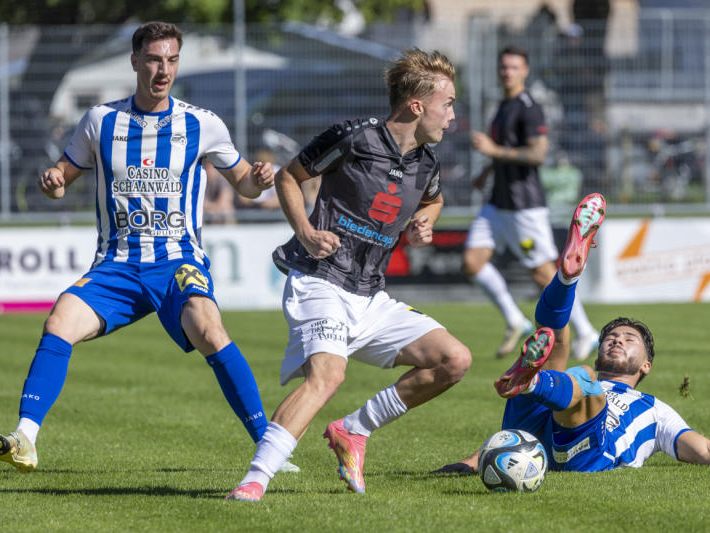 Luca Wieser traf für Feldkirch zweimal ins Schwarze.