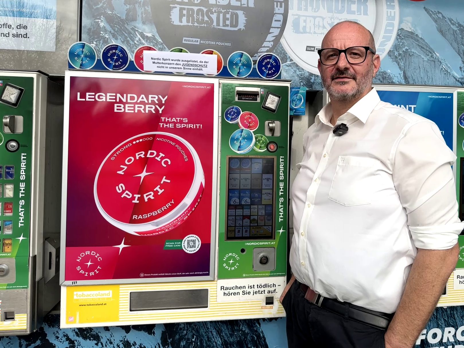 Christian Hafner vor seinen Automaten. Er hat bereits erste Konsequenzen gezogen. Christian Hafner vor seinen Automaten. Er hat bereits erste Konsequenzen gezogen.
