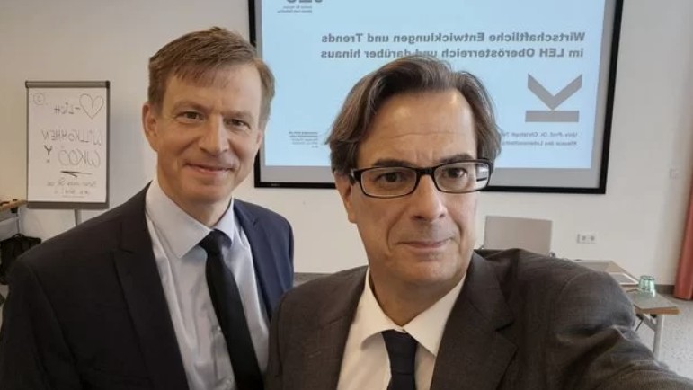 Christoph Teller und Ernst Gittenberger. Christoph Teller und Ernst Gittenberger.