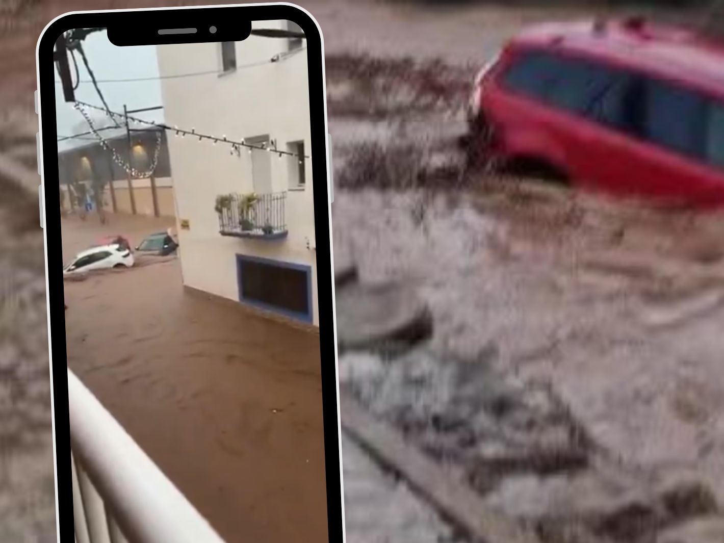 Unwetter haben auf Mallorca und Ibiza für Chaos gesorgt - aber auch die Region rund um Valencia war betroffen.