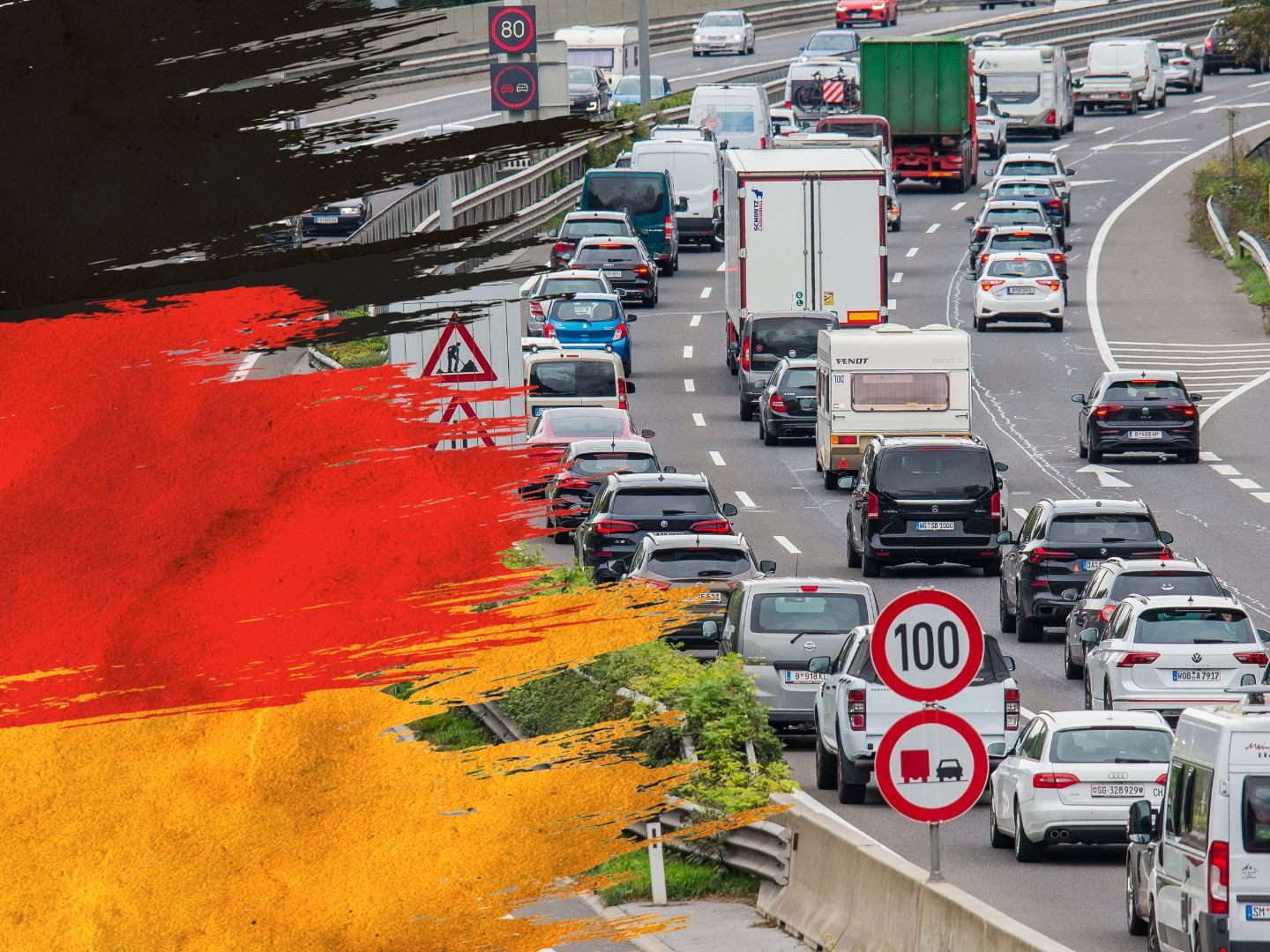 Tag der Deutschen Einheit bringt Verkehrslawine ins Ländle.