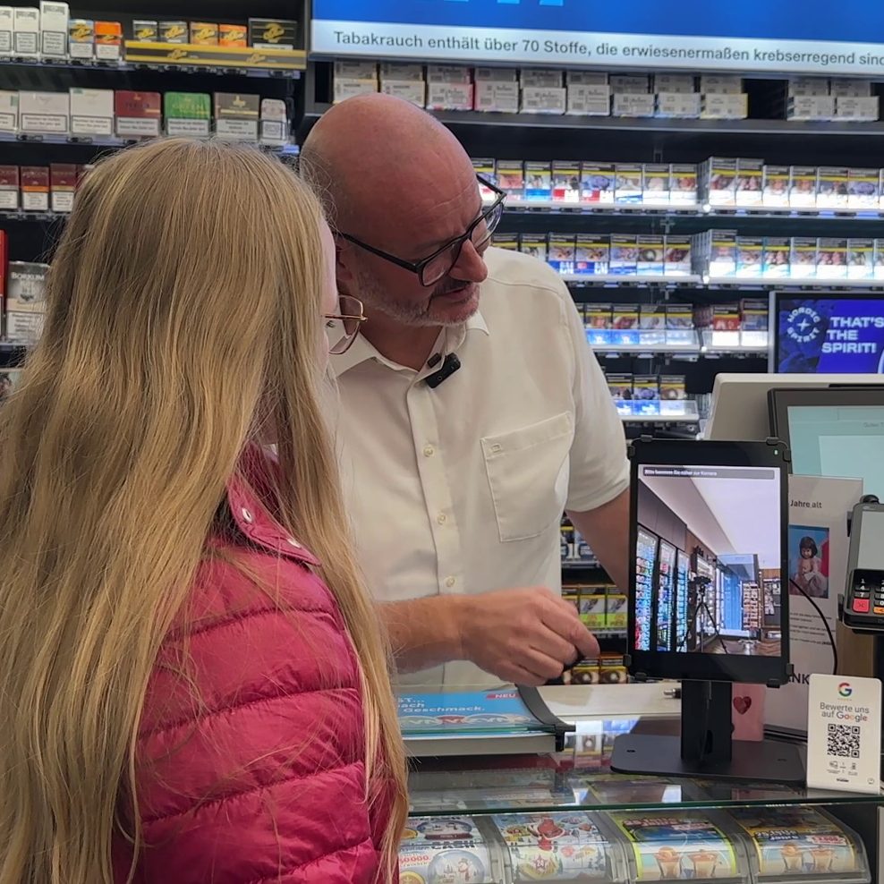 Trafiken in Vorarlberg testen KI-Altersverifikation beim Kauf von z.B. Nikotinbeuteln.