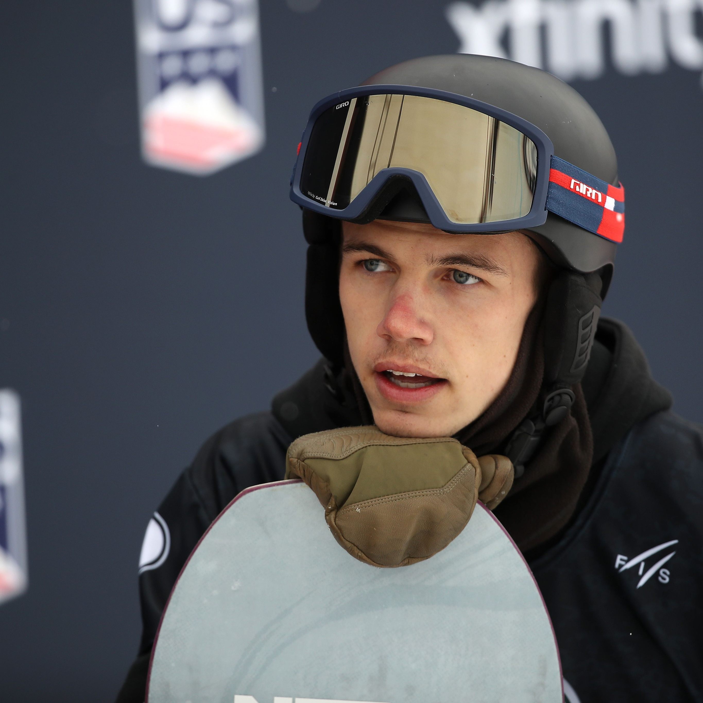 Jan Scherrer erreichte den dritten Platz im Halfpipe-Finale bei der Snowboard-Weltmeisterschaft in Aspen, Colorado (13. März 2021).