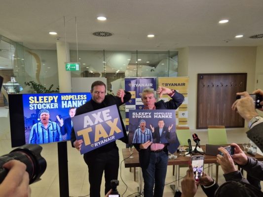 Ryanair ist weiter auf Konfrontationskurs mit der Regierung in Wien