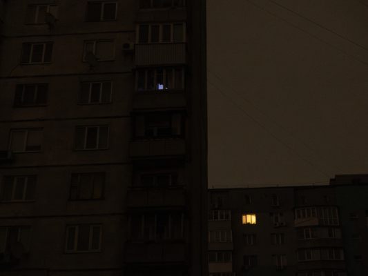 Stromsperren in der Ukraine