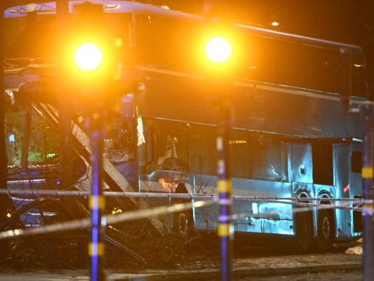 Der Lenker des Busses wurde festgenommen