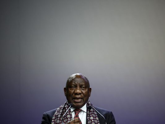 Gastgeber Cyril Ramaphosa