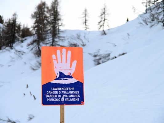 Bei dem Lawinenabgang kam es zu Verschütteten