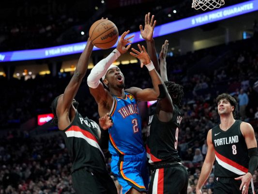 Siegesserie von Gilgeous-Alexander und Co. ging in Portland zu Ende